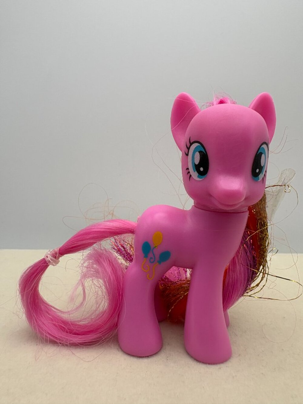 My Little Pony Pinkie Pie Rainbow Power Tinsel Hair G4 2010 OG Mane(MLP: LT2-48)